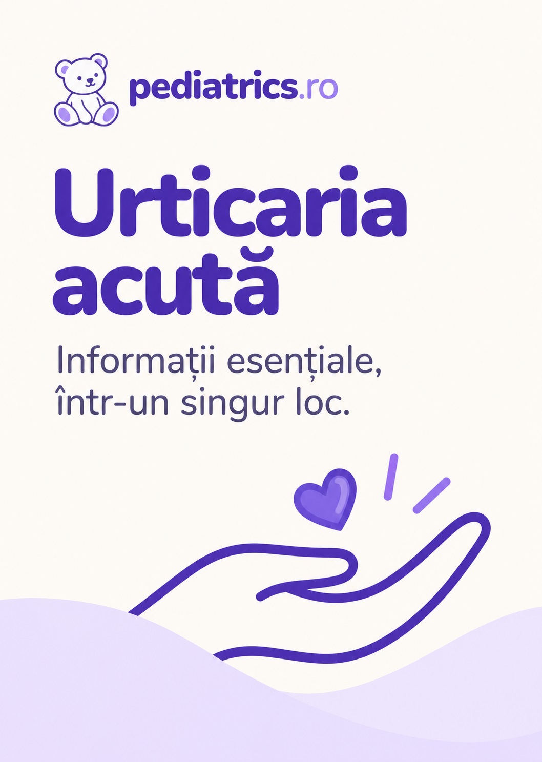 Coperta ghidului Urticaria acută